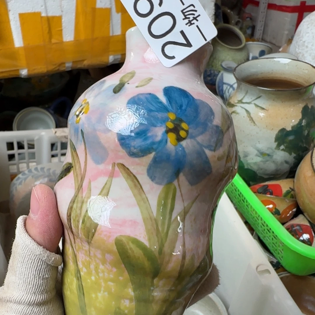景德镇釉下彩陶瓷瑕疵慎拍208