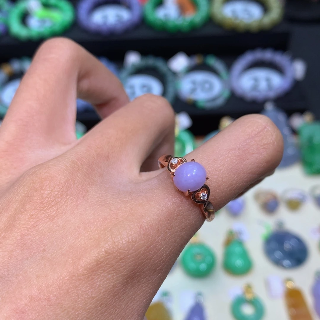 翡翠银S925镶嵌颈饰翡翠