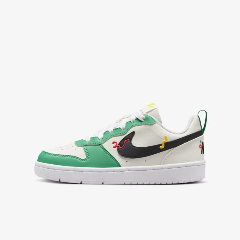 Nike Court 时尚撞色GS运动鞋复古经典板鞋 HF5750-101