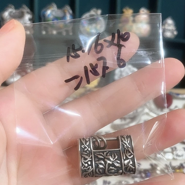 吊坠足银足银配件锁