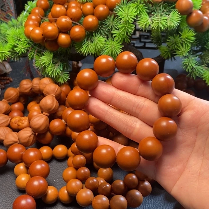橄榄核手串1.75铁核光珠