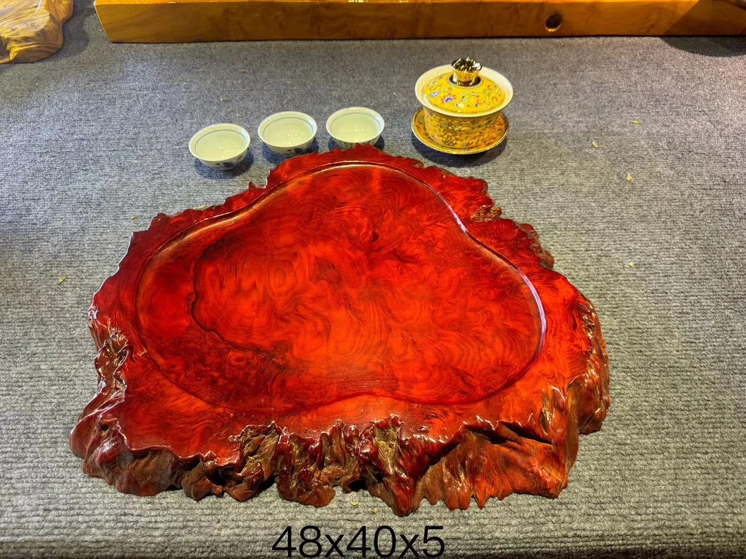 黄红金樟茶盘一物一拍