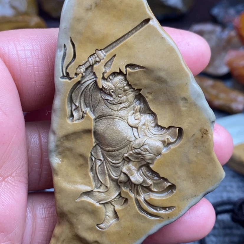 【闪购商品】原石雕刻手把件