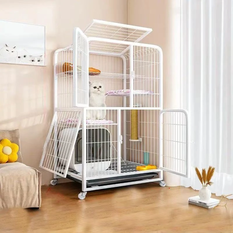 猫笼子家用室内猫别墅带厕所清仓大号超大自由空间小型猫咪窝猫舍