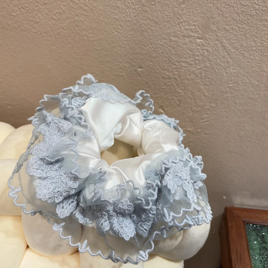 气质蕾丝花边发圈T97