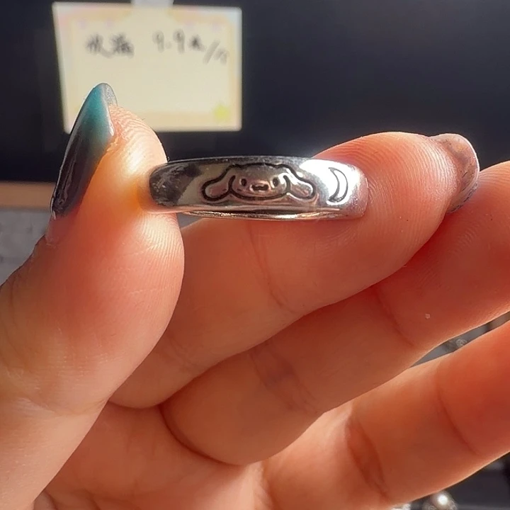 欧泊银S925镶嵌戒指  放漏随单