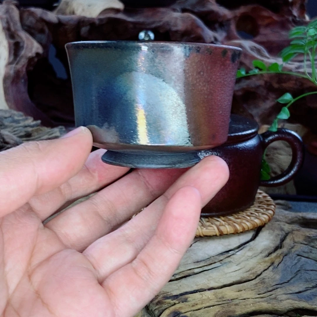 建水紫陶柴烧茶具