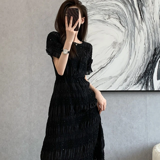 法式温柔风收腰仙女风连衣裙FM2306 172302