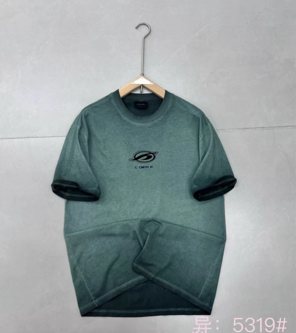 931新款短袖T恤渐变男女同款 5319