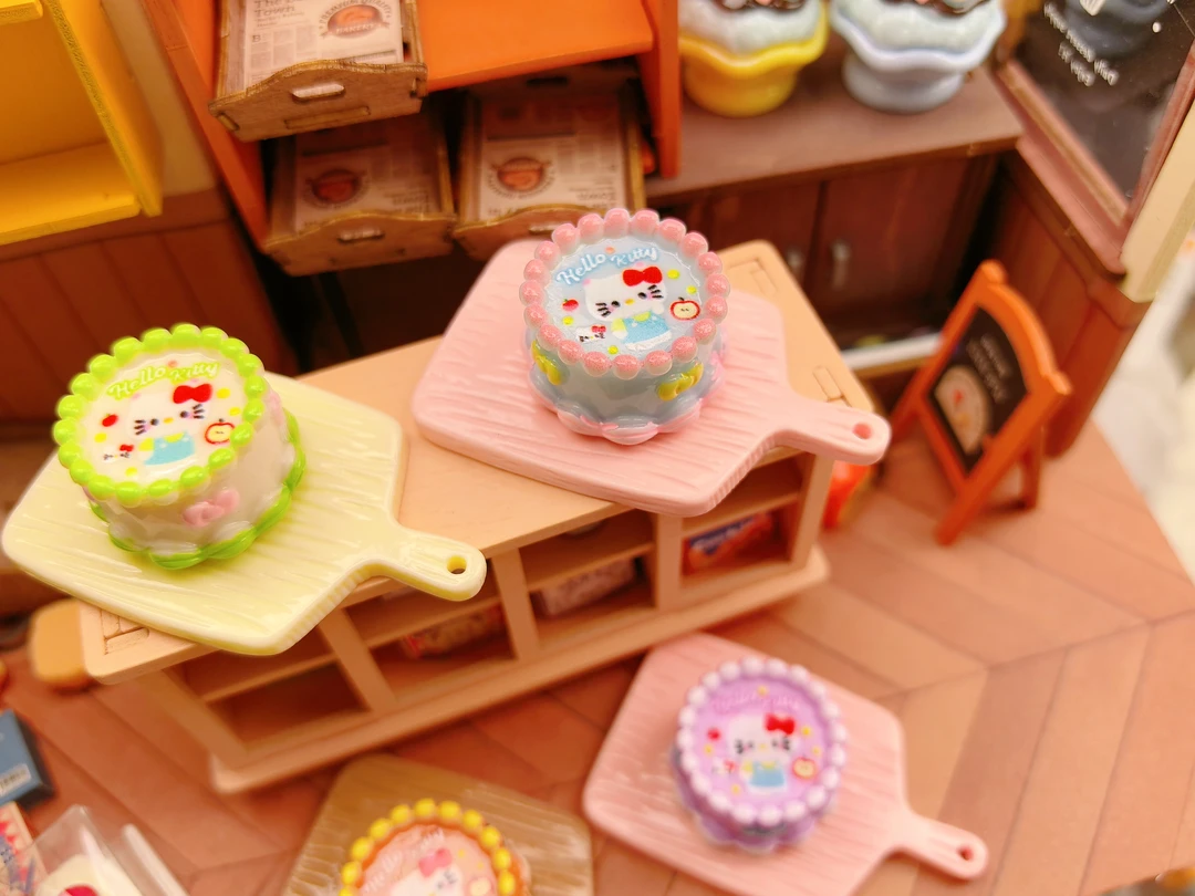 【蘑菇定制】KT 蛋糕新色全亮面树脂食玩配件DIY 奶油胶