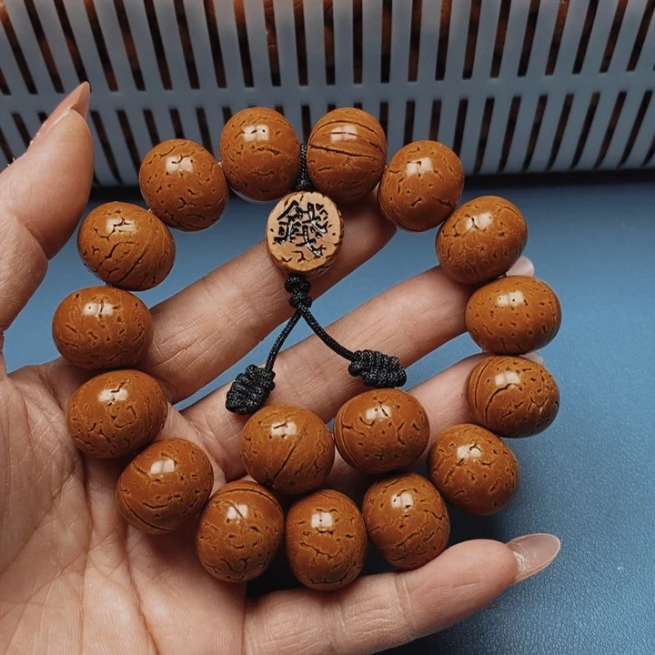 桃核手串算盘19全品15颗