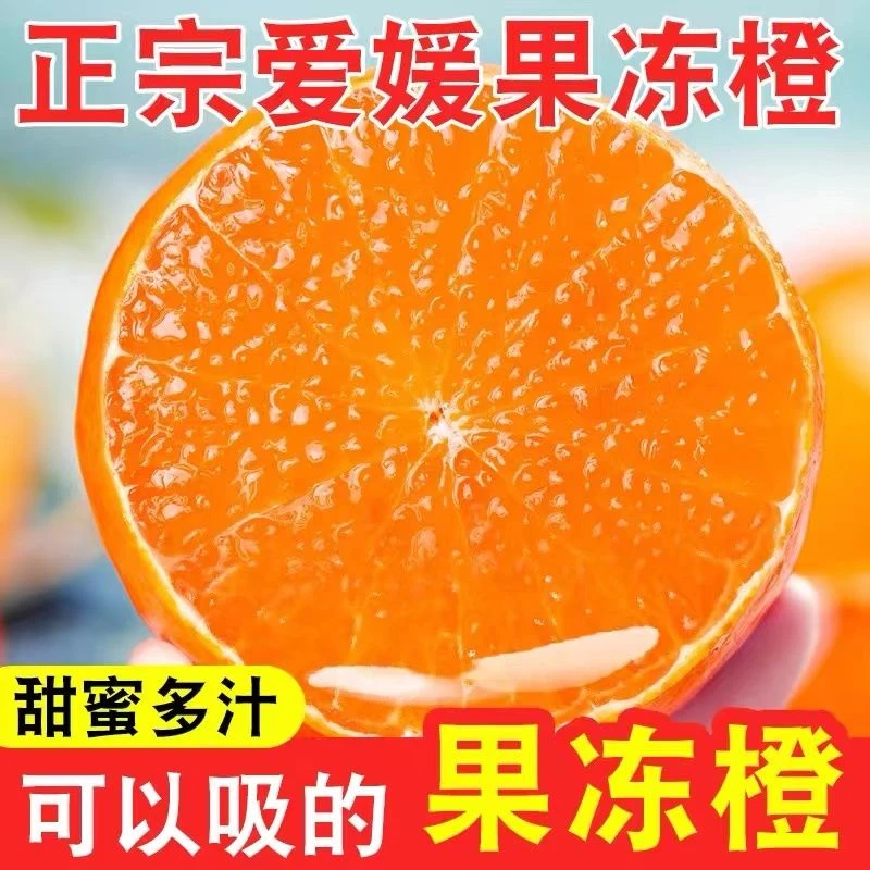 产地直发果冻橙爱媛38号橙子清甜多汁当季新鲜水果-1