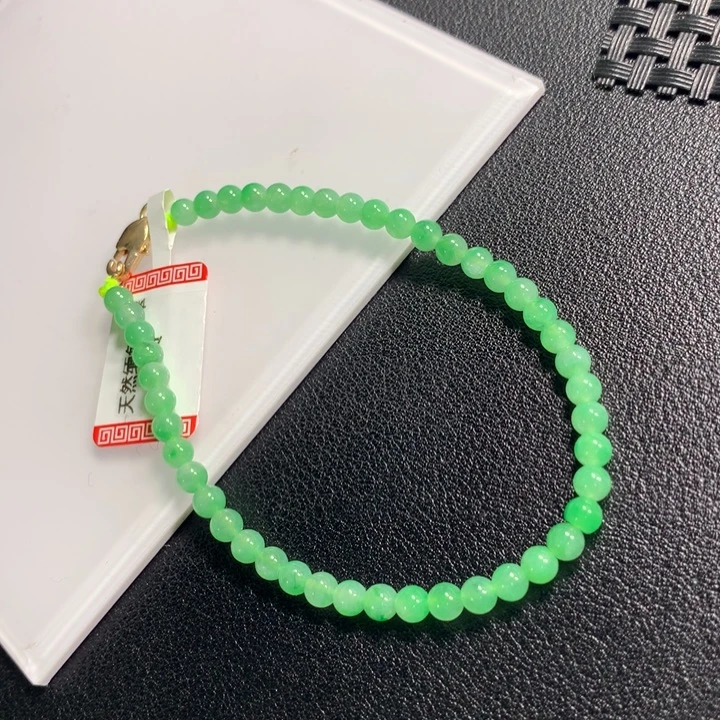 翡翠未镶嵌颈饰手串