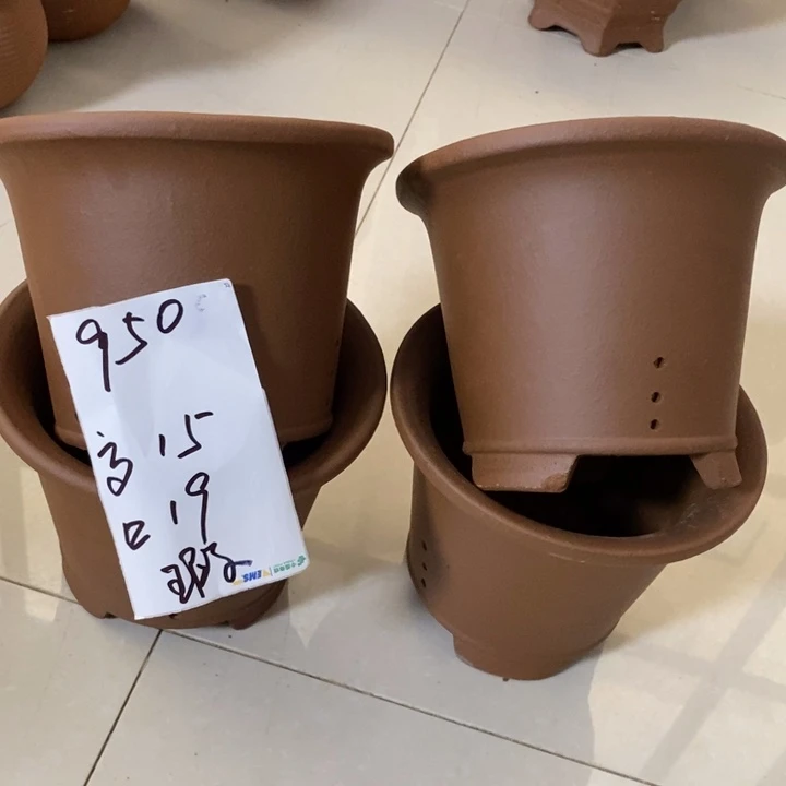 粗陶红陶绿植花盆950
