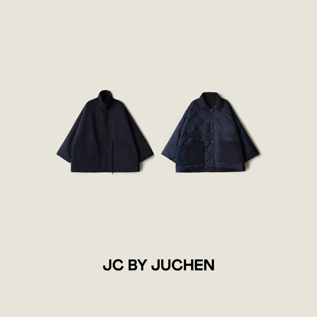 “冬日冒险家”双面穿暖壳95鹅绒服廓形立领羽绒外套 FW114003-149