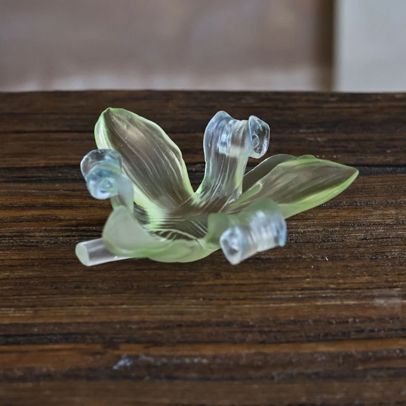 【小田甄陶】一月兰花杯垫零配件（琉璃S0249）