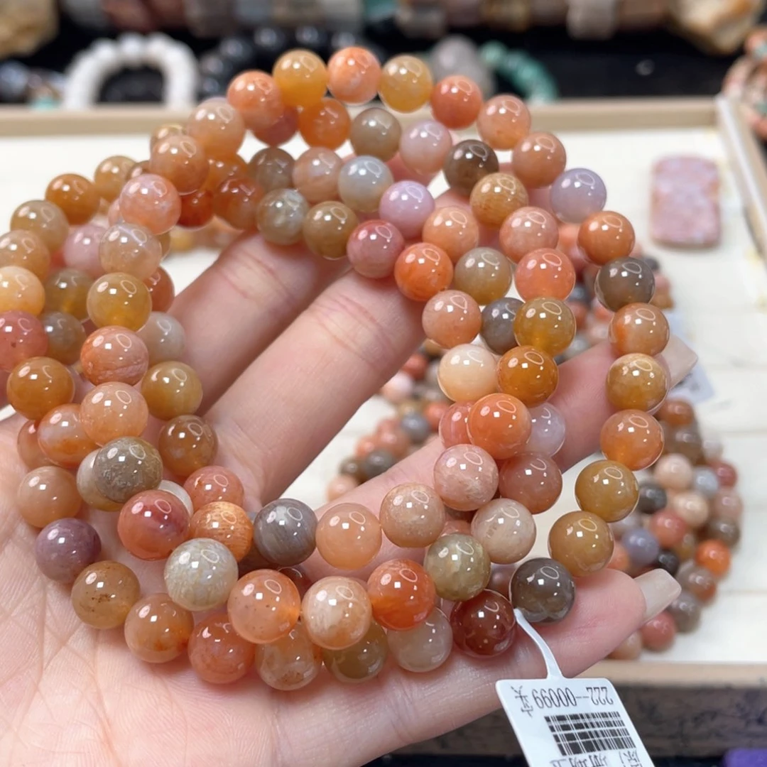 硅化珊瑚（珊瑚玉）手链未镶嵌精**刻567