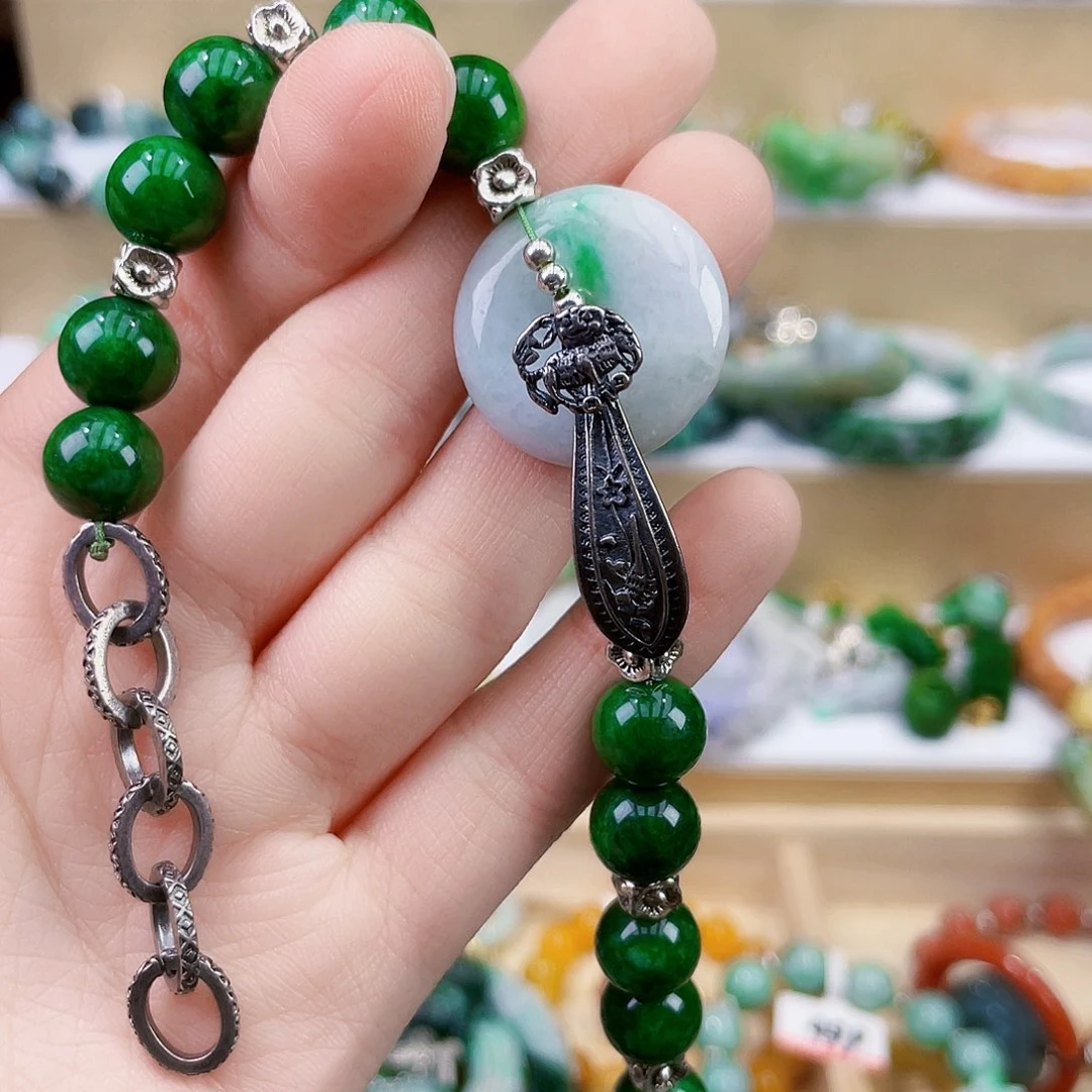 翡翠未镶嵌手链手链