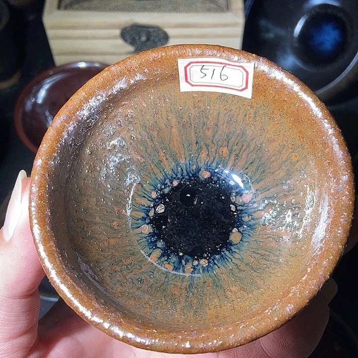 茶盏龙窑柴柴烧落灰