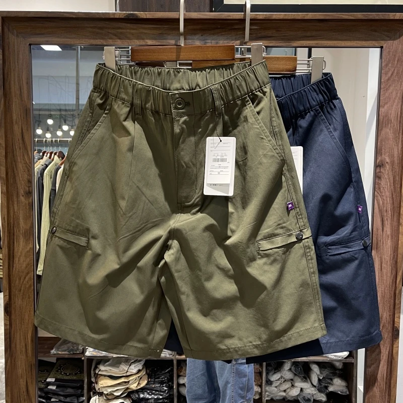 山系机能多口袋工装五分裤男夏季宽松直筒休闲短裤潮男中裤