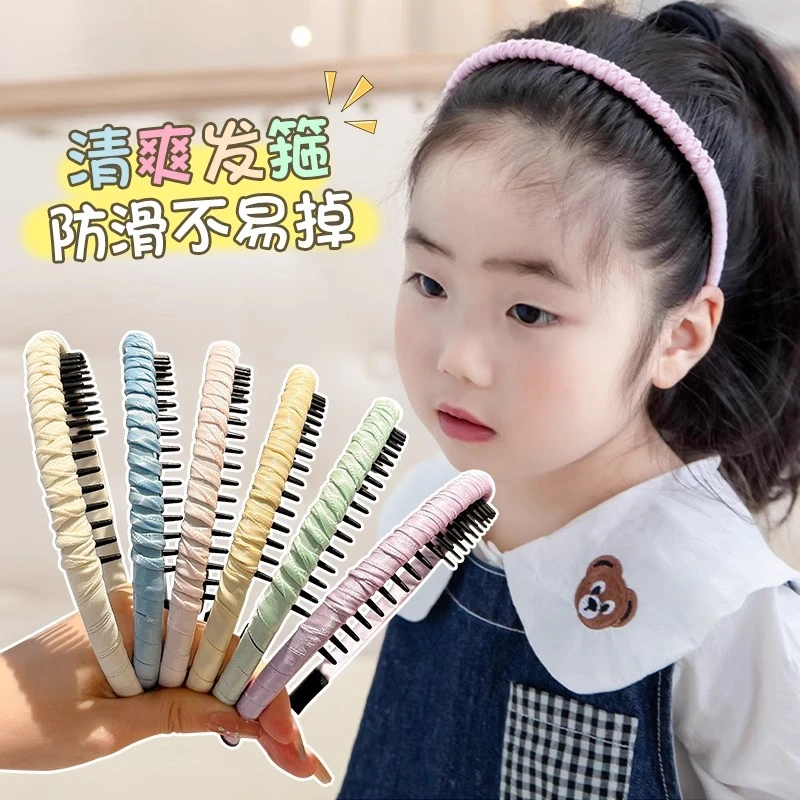 2025新款发箍女网红爆款前额刘海碎发防滑带齿压发圈洗脸专用头箍