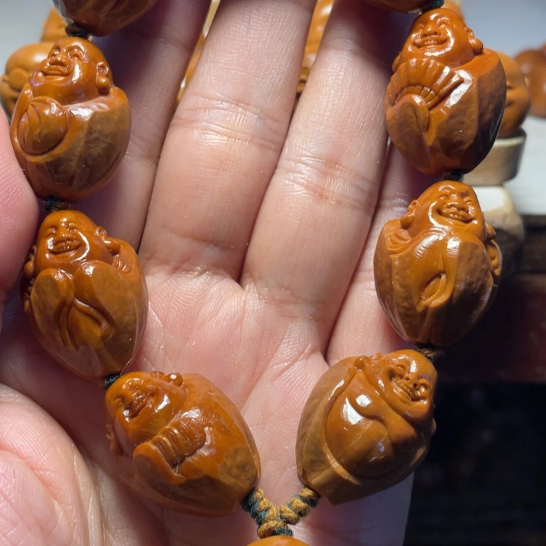 手串/手链橄榄核2.0铁核包衣弥勒回血