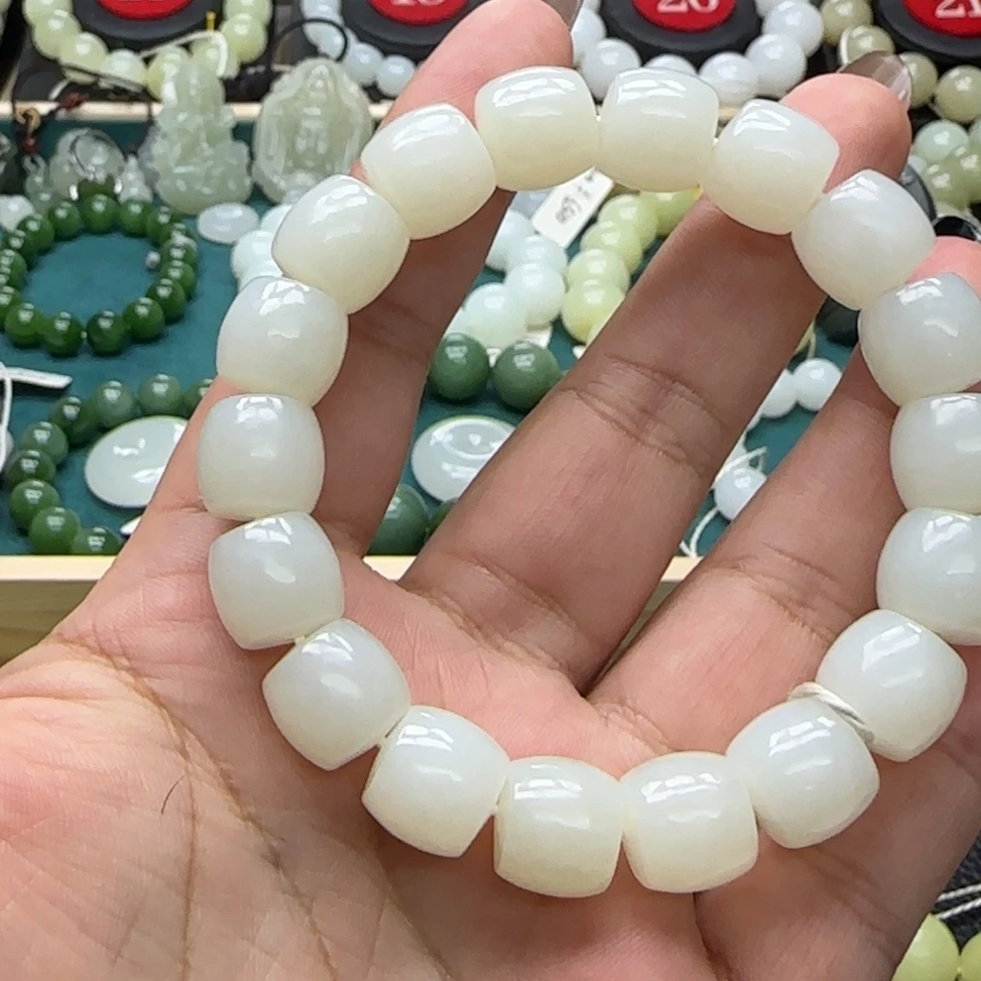 龙***哥和田玉未镶嵌手链13