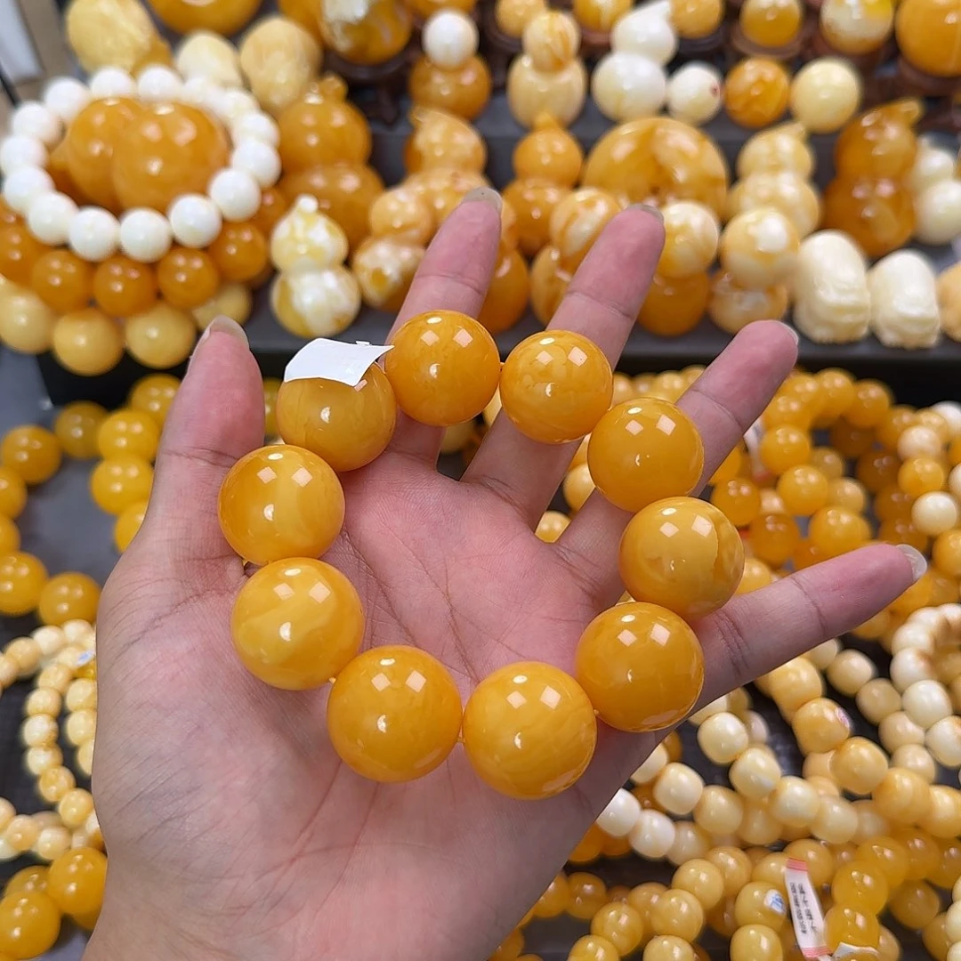 蜜蜡未镶嵌珠宝奇石24.7mm