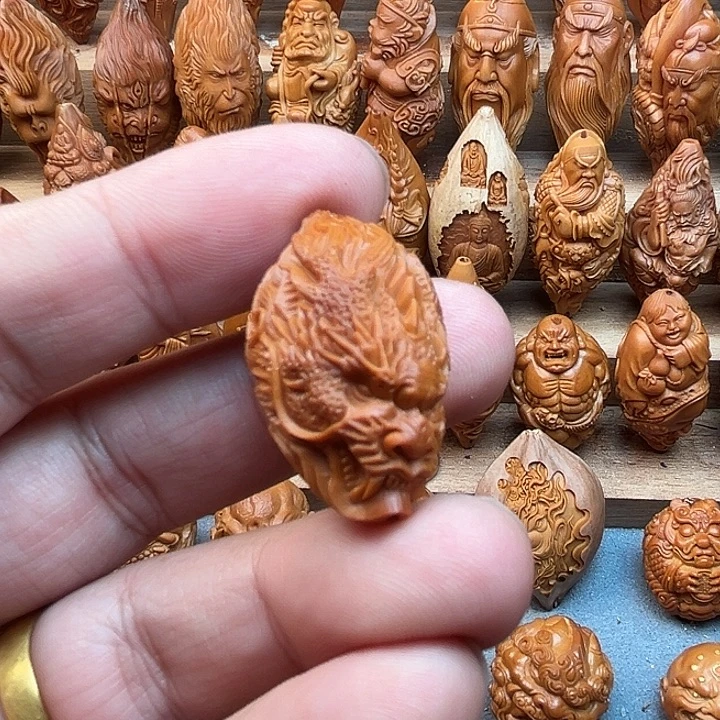 吊坠橄榄核20龙三通