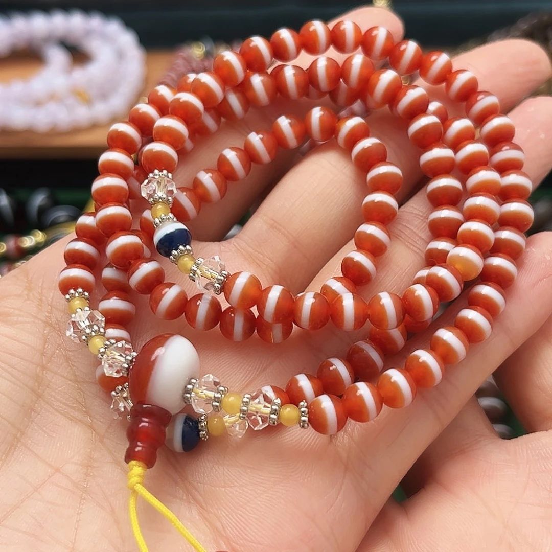 玛瑙/玉髓合金手串