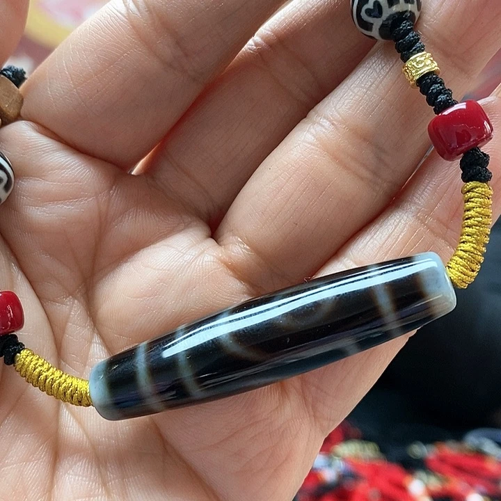 玛瑙/玉髓颈饰合金