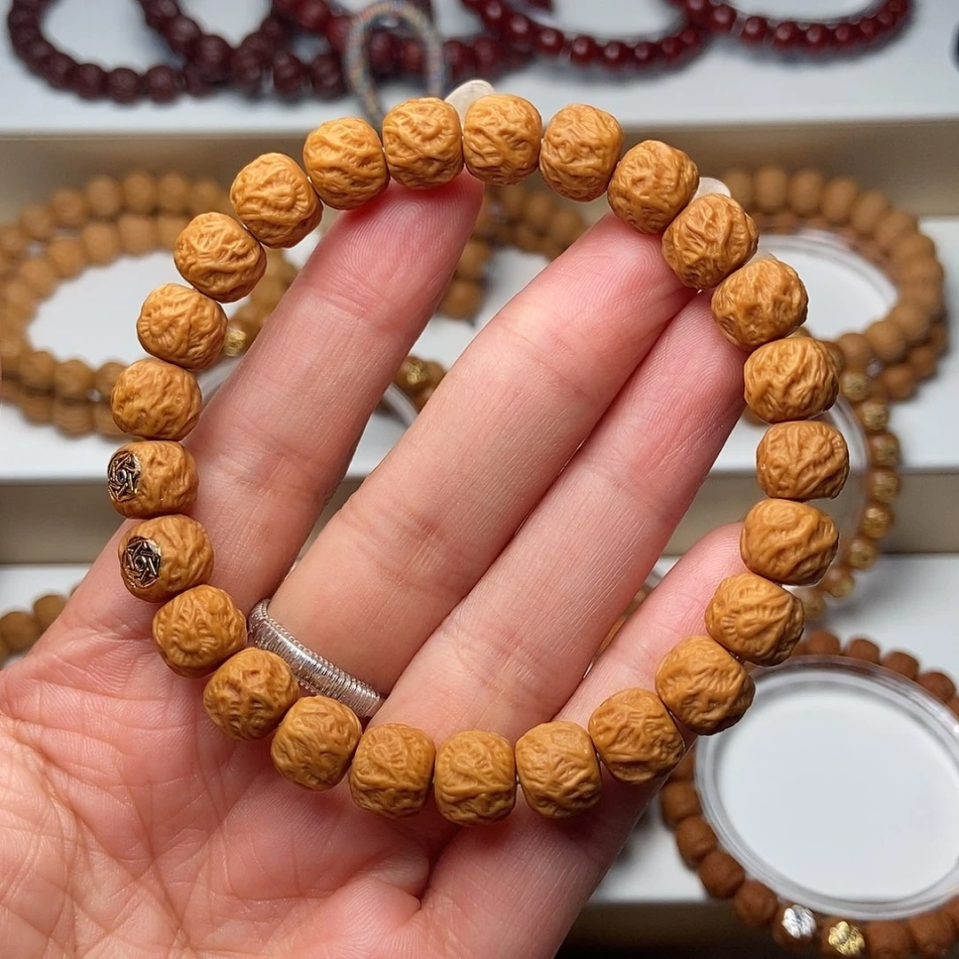 手串猴头核桃全品双标观山无相尺寸10左右