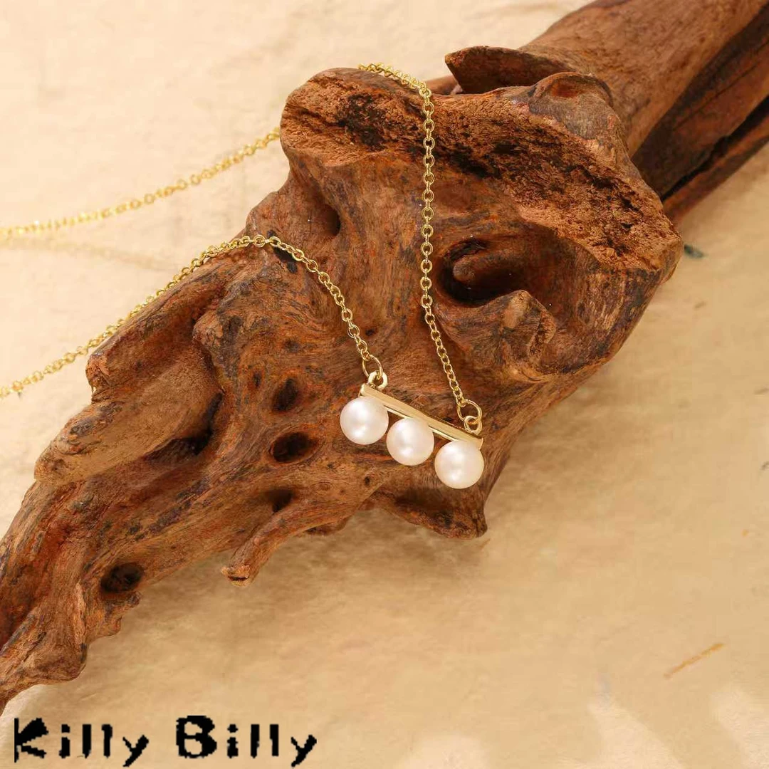 KILLY BILLY 平衡木天然淡水珠项链