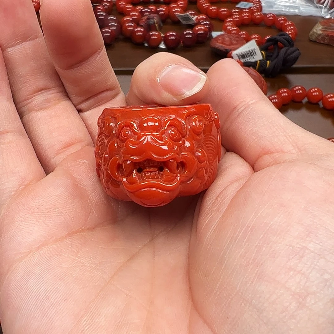 南红玛瑙未镶嵌手链