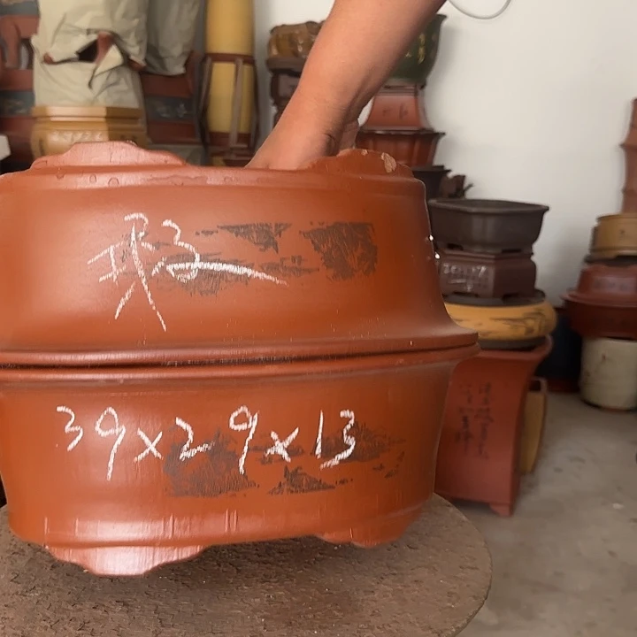 花盆紫砂紫砂花盆瑕疵