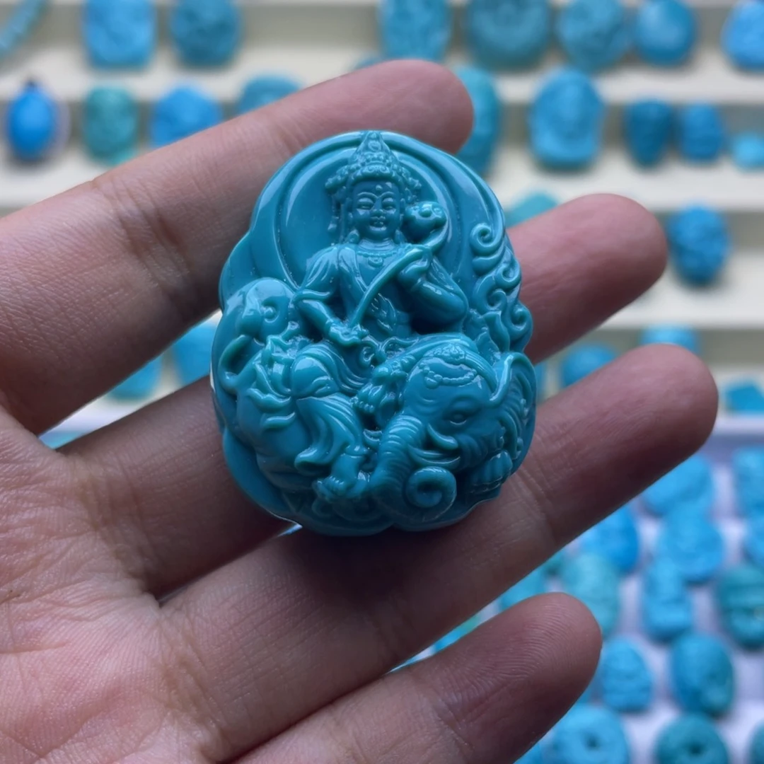 未镶嵌绿松石珠宝奇石