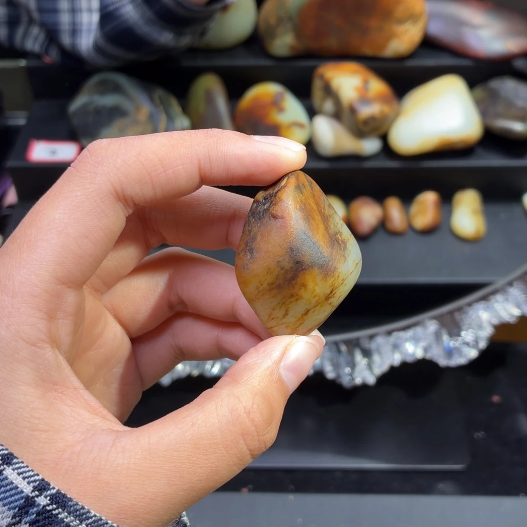 和田玉未镶嵌挂件37