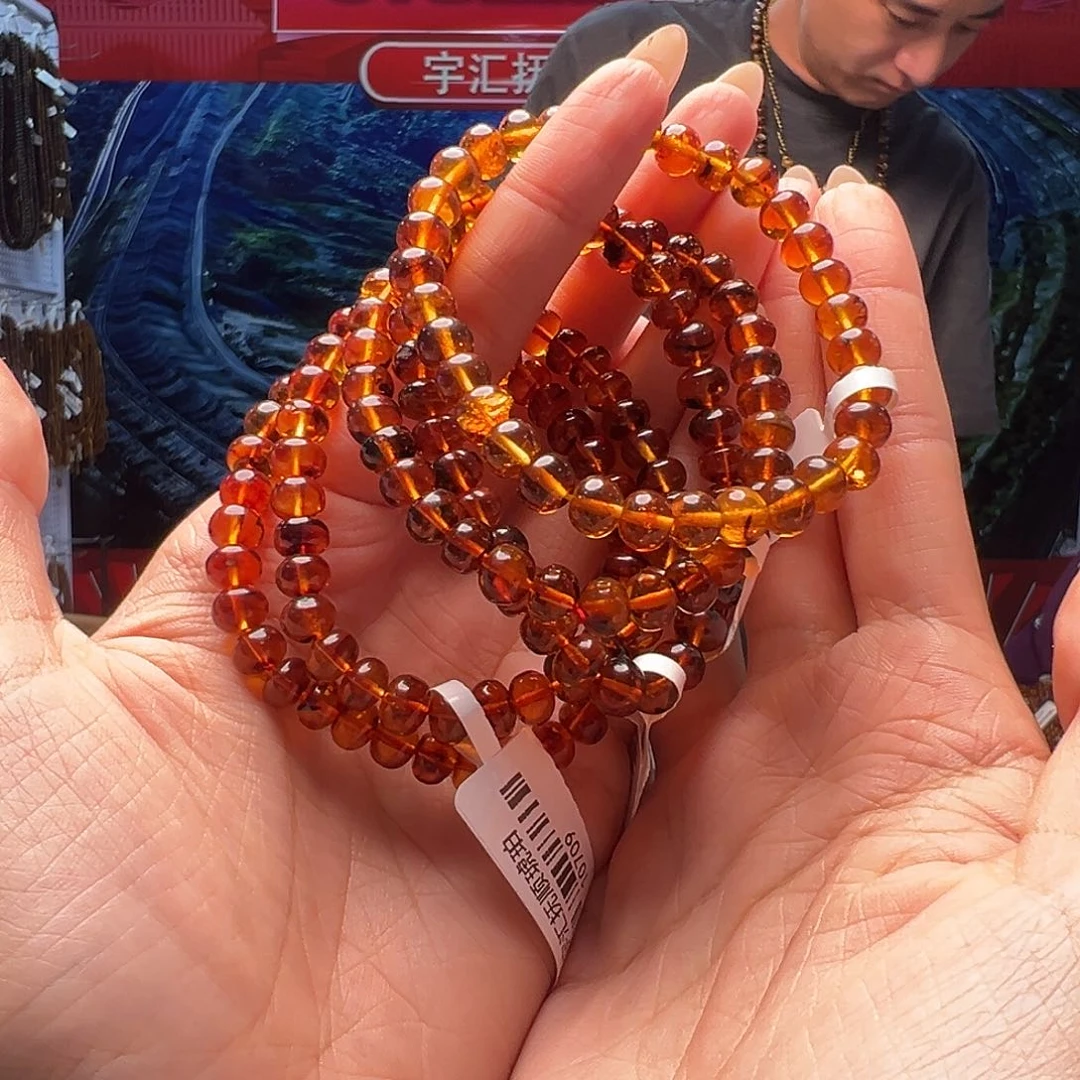 未镶嵌琥珀裸石抚顺琥珀10709七多样性发其一