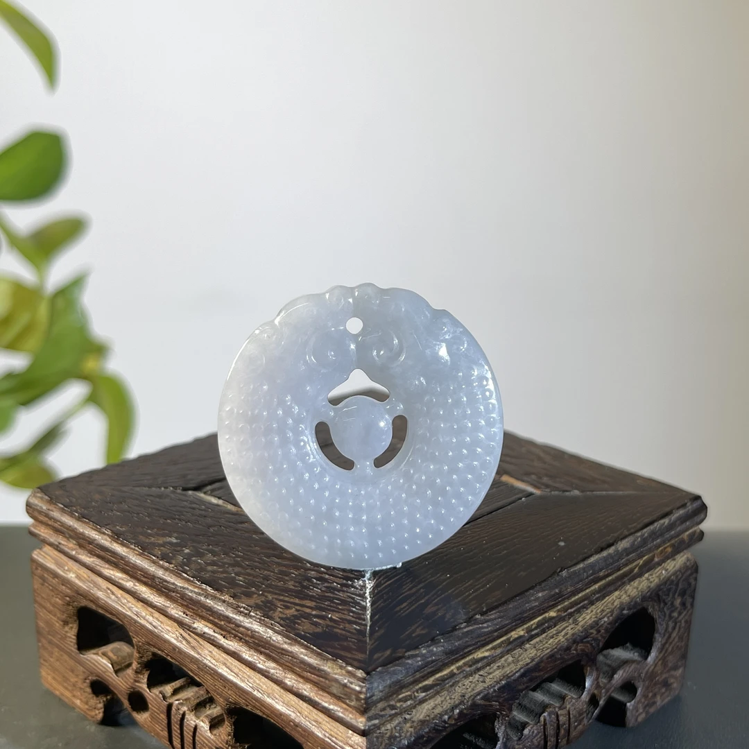 JTW24-019   天然缅甸A货翡翠  仿古扣