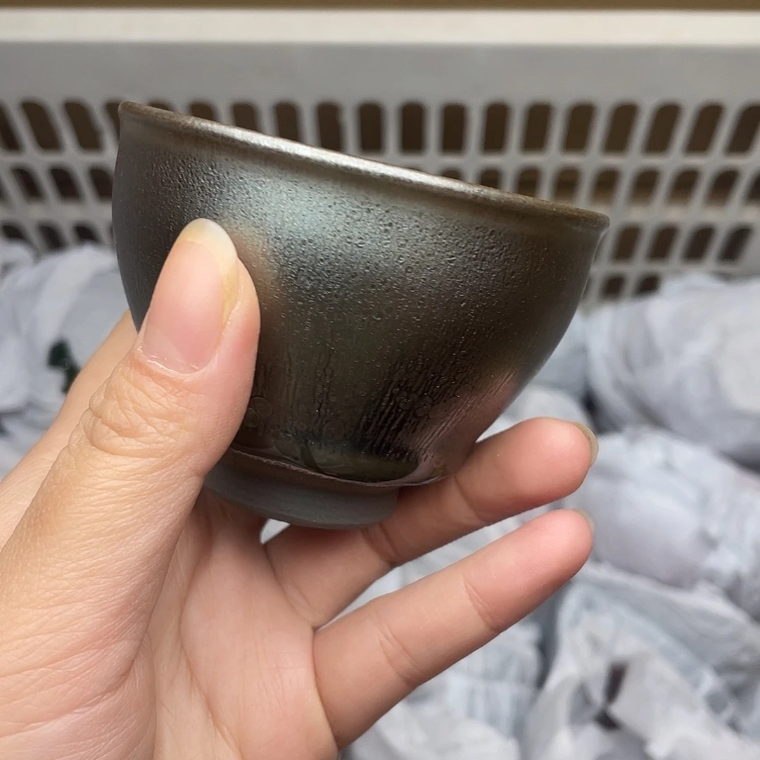 摆件建窑建盏主人杯微瑕