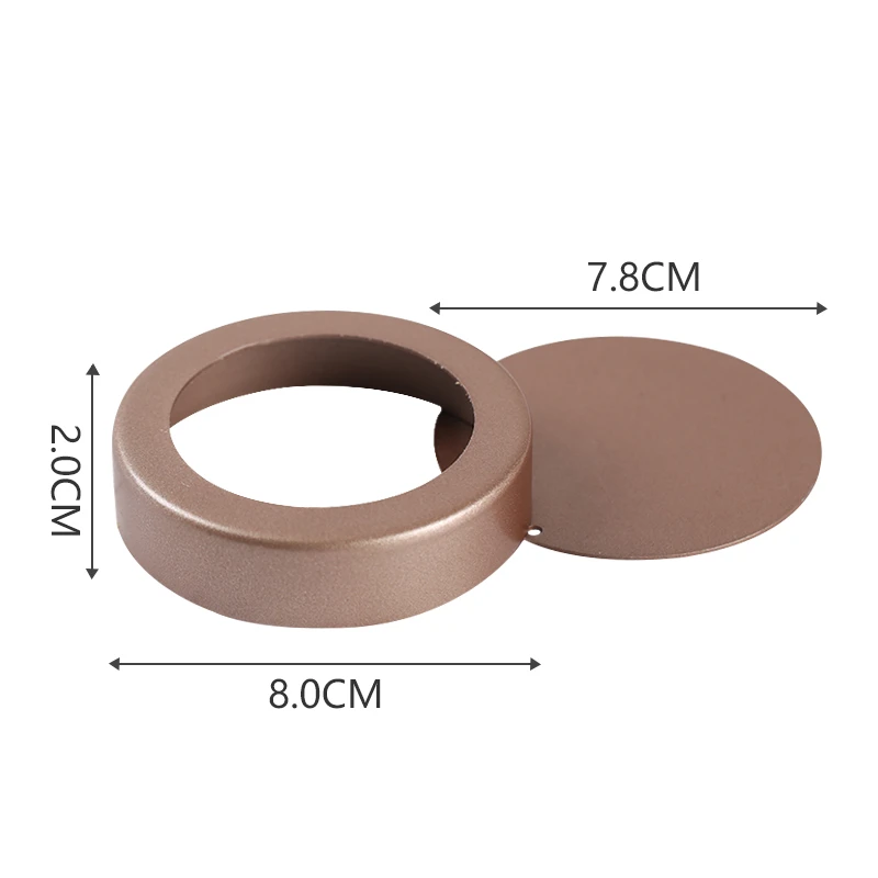 3.5寸金色活底铝合金塔模+榉木压棒