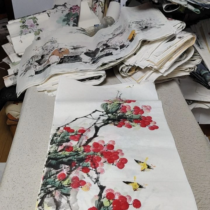 M***u国画落款后台备注