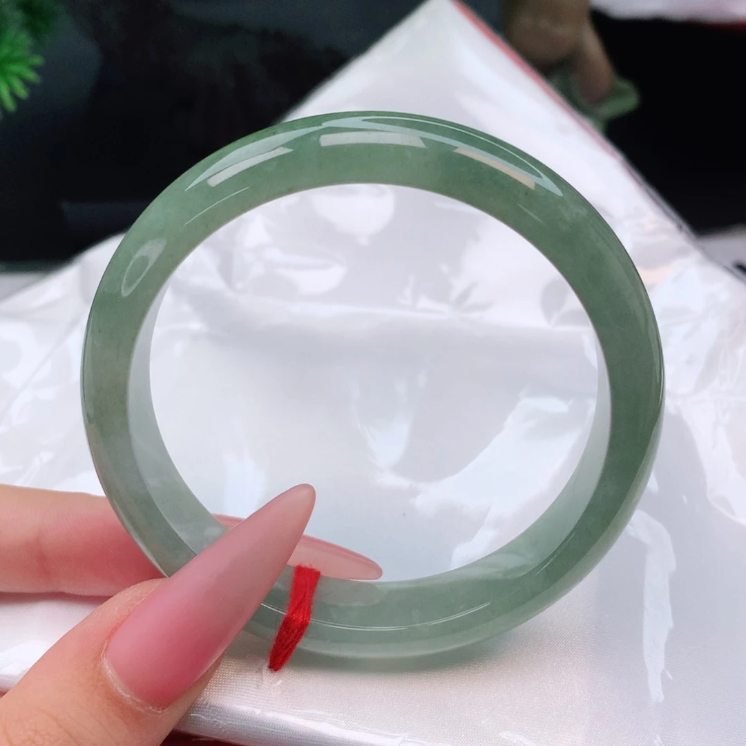 未镶嵌手镯翡翠正圈57