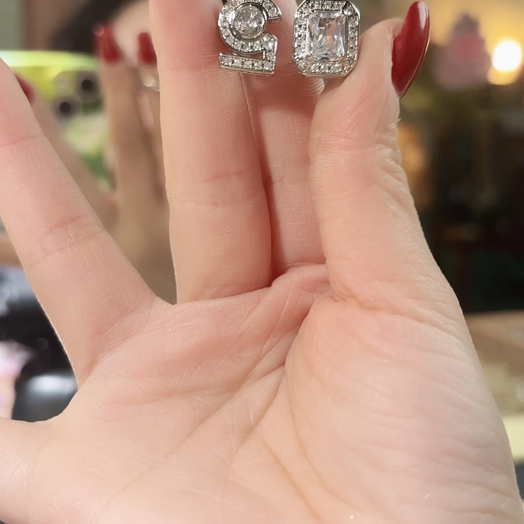 锆石纯铜合金戒指