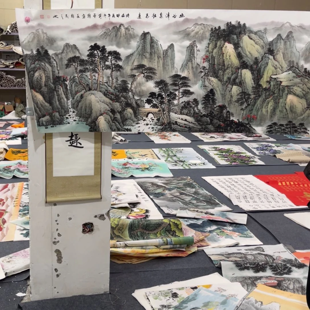 国画处理作品看好再拍哦