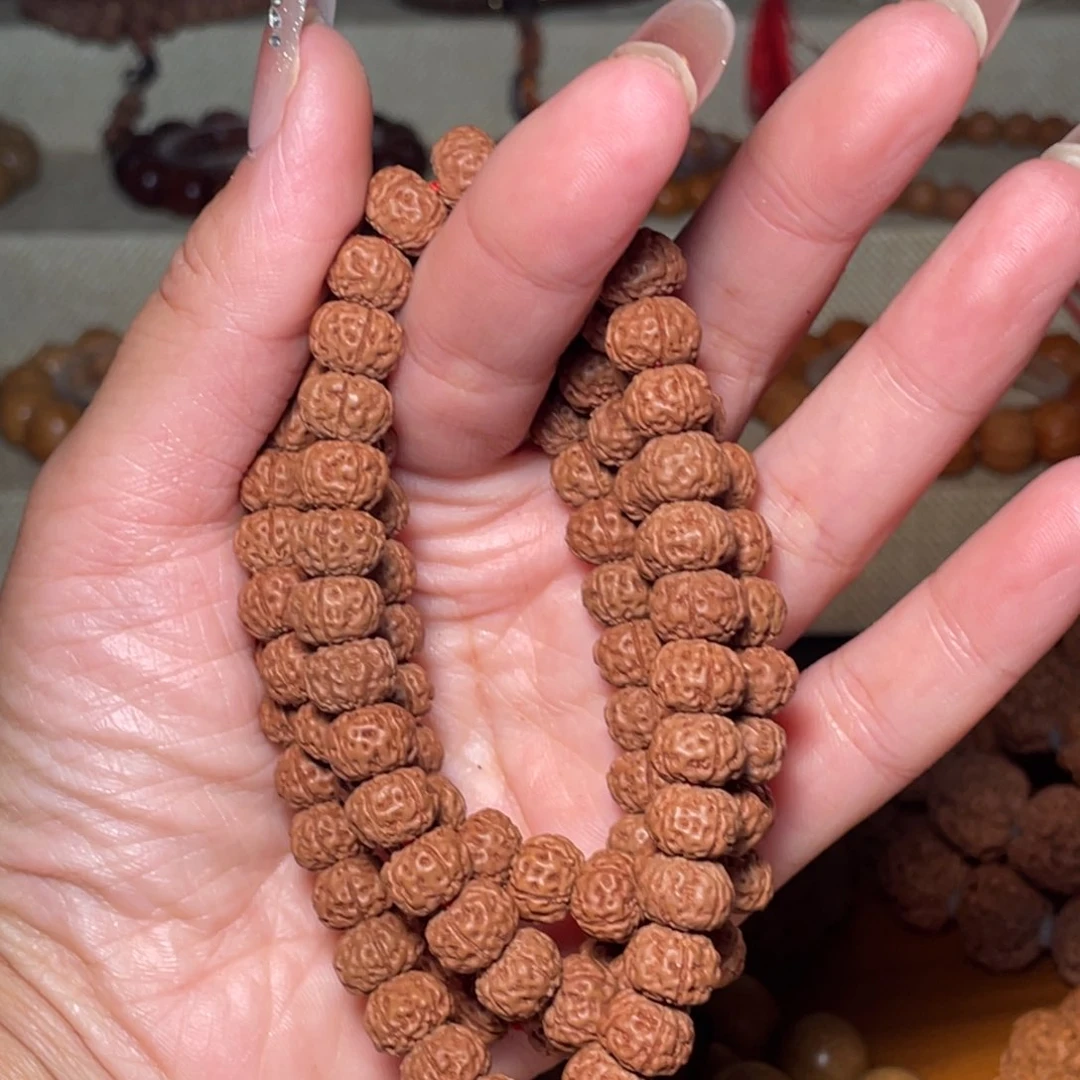 金刚菩提手串超头精挑赤焰星峦108