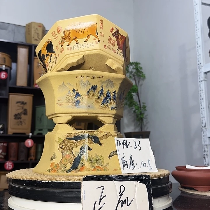 紫砂花盆盆友记紫砂