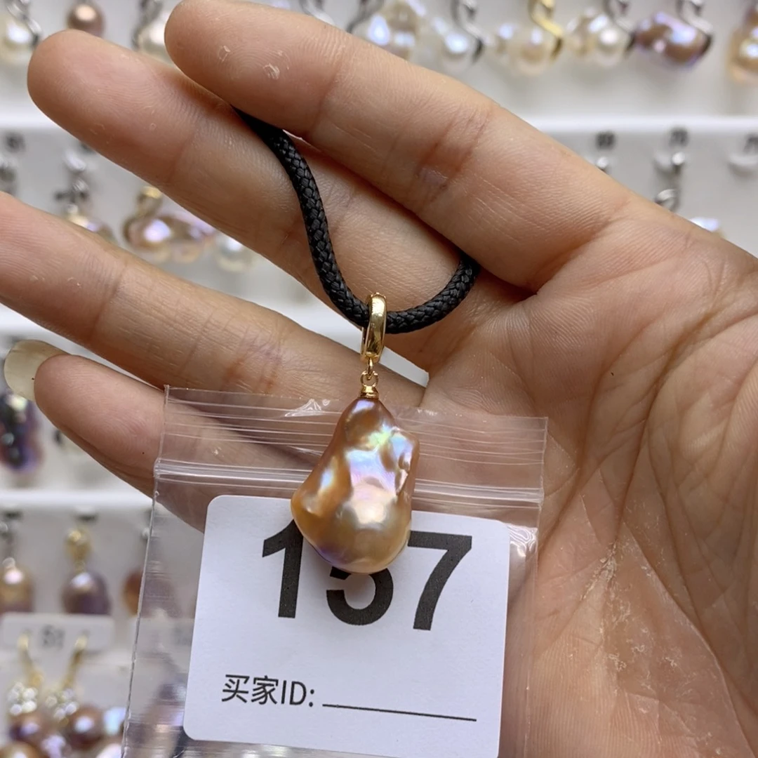 淡水珍珠颈饰银S925镶嵌欢****年157