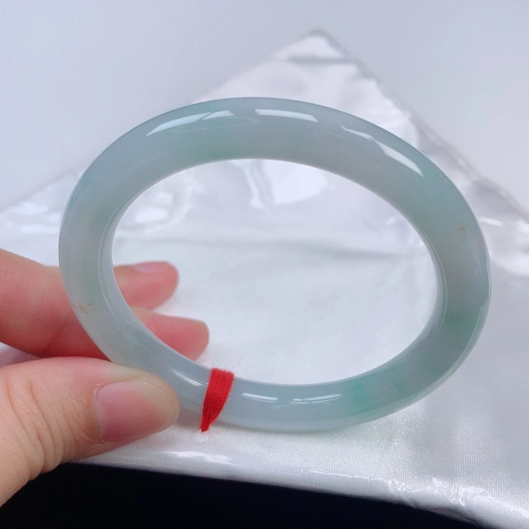 未镶嵌手镯翡翠53圆条