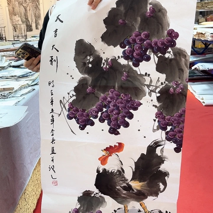 国画手绘国画作品